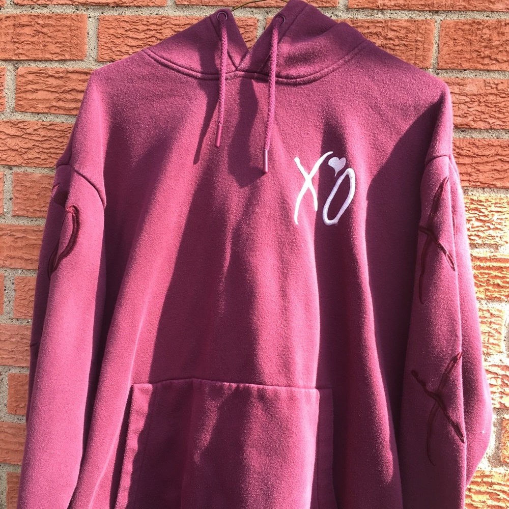 The Weeknd x H&M Purple Hoodie